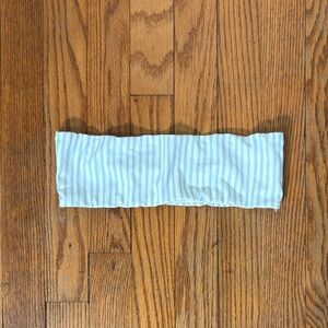 Charlie Holiday Womens Blue White Striped Bandeau Bikini Top Size Small S NWOT